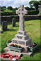 SJ0502 : Llanllugan war memorial by Philip Halling