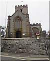 SY3492 : West side of the Parish Church of St Michael the Archangel, Lyme Regis by Jaggery