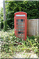 TM4069 : Disused Telephone Box  near Darsham Station Emporium by Geographer