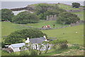 HU3850 : Sound, laird's house, chapel and burial ground by the road to Cott from A971 by Jo and Steve Turner