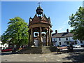 SE3966 : Water fountain in St James Square by John M