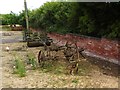 SO9156 : Vintage farm machinery at the Green Farm, Crowle by Oliver Dixon