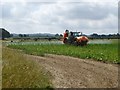 ST4710 : Crop spraying at Miller Hill Farm by Oliver Dixon