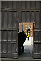 TL4458 : Main entrance to St John's College, Cambridge by Christopher Hilton