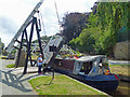 SJ2741 : Canal lift bridge, Froncysyllte by Robin Drayton