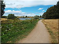 SP7769 : Path alongside Pitsford Water, Northamptonshire by Malc McDonald