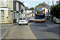 SX9066 : Open Topped Bus in Hele Village by David Dixon