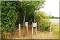 SP3201 : Entrance to Shillbrook Wood near Bampton, Oxon by P L Chadwick