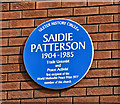 J3274 : Saidie Patterson plaque, Belfast (August 2018) by Albert Bridge