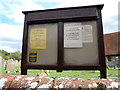 TM1134 : St.Michael the Archangel Church Notice Board by Geographer