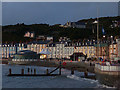 SN5881 : Evening light on Aberystwyth seafront by Robin Drayton