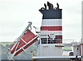 J3675 : The "Arsland" (funnel and lifeboat), Belfast (August 2018) by Albert Bridge