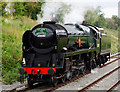 SP0938 : Steam locomotive, Broadway railway station by Brian Robert Marshall