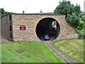 SE4672 : Garden railway tunnel and stabling point, Pilmoor Cottages by Christine Johnstone