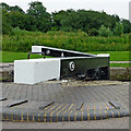 SP6989 : Balance beams at Foxton Locks in Leicestershire by Roger  D Kidd