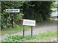 TL9226 : Aldham & Foxes Lane signs by Geographer