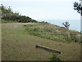 SX9049 : Coast path near Froward Point by Chris Allen