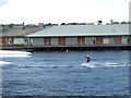 NO4030 : Wakeboarding in West Victoria Dock by Oliver Dixon