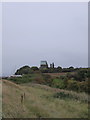 TM2534 : Water tower on top of Martello Tower M by Chris Holifield