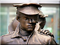 SJ8497 : Victory over Blindness Statue (close up) by David Dixon