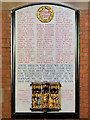 SD8010 : Bury Parish Church, First World War Memorial by David Dixon