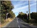 TL8729 : Bures Road, White Colne by Geographer