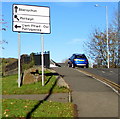 SO2701 : Directions sign, Osborne Road, Pontnewynydd by Jaggery