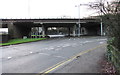 ST3089 : West side of M4 motorway junction 26, Crindau, Newport by Jaggery