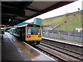 SO1500 : Penarth train in Bargoed railway station by Jaggery