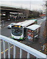 ST3089 : X30 bus, Malpas Road, Crindau, Newport by Jaggery