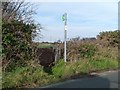 SH5467 : Metal and slate kissing gate, Seion by Christine Johnstone