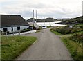 NG8090 : South  through  Cove  on  B8057 by Martin Dawes