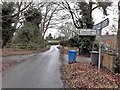 SK0712 : Stonywell Lane heading north to Longdon Green by Christine Johnstone