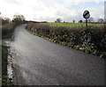 ST1094 : End of the 30 zone in Llanfabon by Jaggery