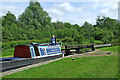 SJ9312 : Working boat in Otherton Lock near Penkridge by Roger  D Kidd