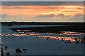 TQ9693 : Dawn over the saline lagoons by John Myers