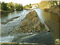 NZ8809 : The old corn mill, Ruswarp - weir by Stephen Craven