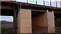 SE4326 : Path under the Castleford Viaduct, RSPB Fairburn Ings Nature Reserve  by Phil Champion