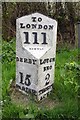 SK5021 : Old Milepost by the A6, Derby Road, Loughborough by J Higgins