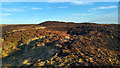 SD9831 : Burnt heather on Shackleton Knoll, above Walshaw by Phil Champion