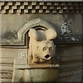 NS3975 : Kilmahew Fountain detail by Lairich Rig