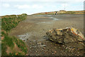 SW8576 : Car park, Trevose Head by Derek Harper