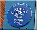 J3273 : Ruby Murray blue plaque, Belfast (February 2019) by Albert Bridge