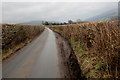 SO2219 : Muddy passing place on the road to Llanbedr, Powys by Jaggery