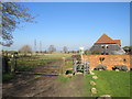 TQ7174 : Track gate at Church Street, near Higham by Malc McDonald