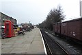 SD8022 : Platform at Rawtenstall Station by DS Pugh