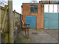 SJ8657 : Industrial building, Church Lane, Mow Cop (detail) by Stephen Craven