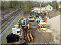 SD8402 : Construction of "Turnback" at Crumpsall Metrolink Station by David Dixon