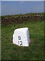 SW9158 : Old Milestone by Fraddon Hill, Fraddon by Ian Thompson