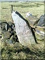 SE0715 : Old Boundary Marker on Pole Hill, Pole Moor, Huddersfield by Milestone Society